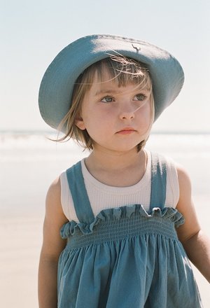 Kids Noble Organic Fia Dress - Blue Moon Kids Noble Organic Fia Dress - Blue Moon