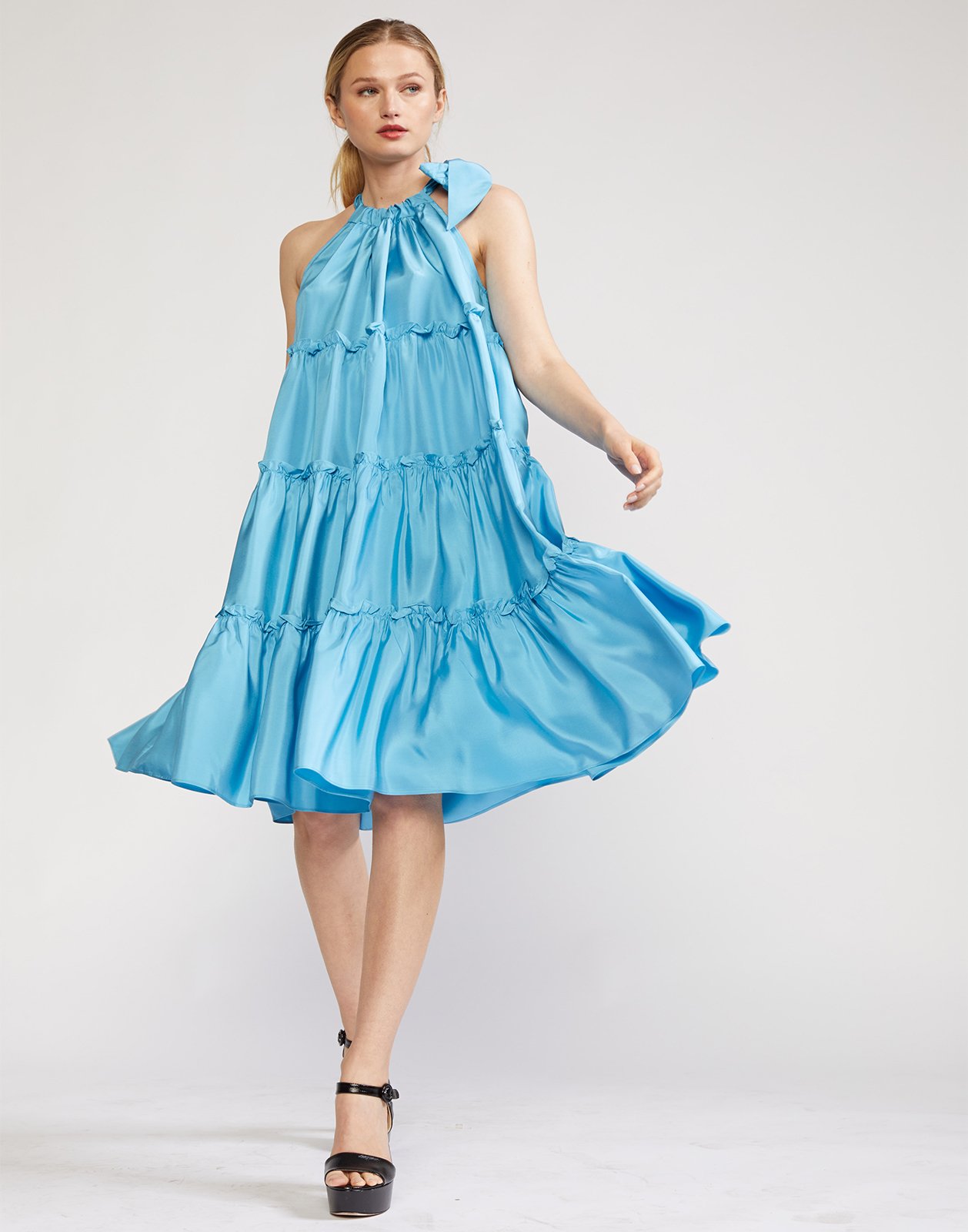 Cynthia Rowley Lucia Halter Dress 