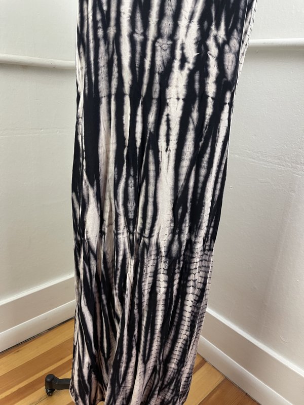 Pre-loved Fifteen Twenty Tie Dye Maxi Dress - black multi