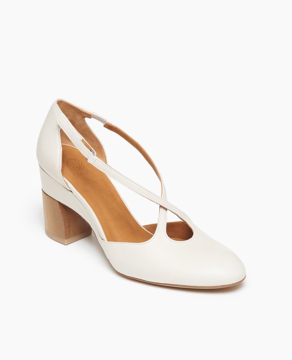 Coclico Odile Heel - ecru Coclico Odile Heel - ecru