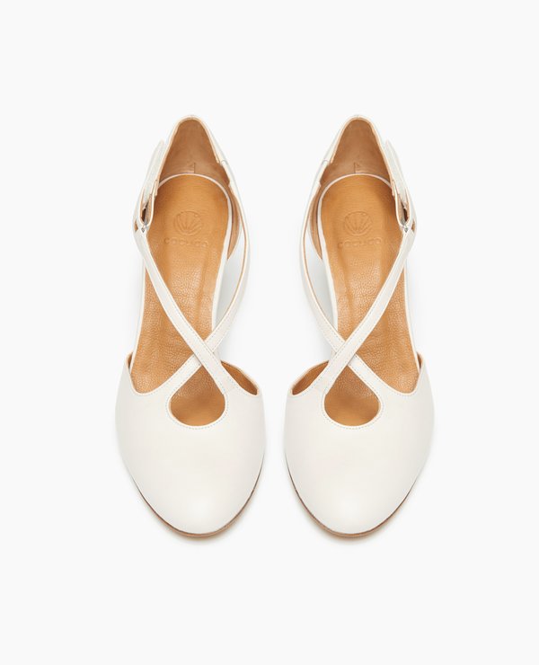 Coclico Odile Heel - ecru Coclico Odile Heel - ecru