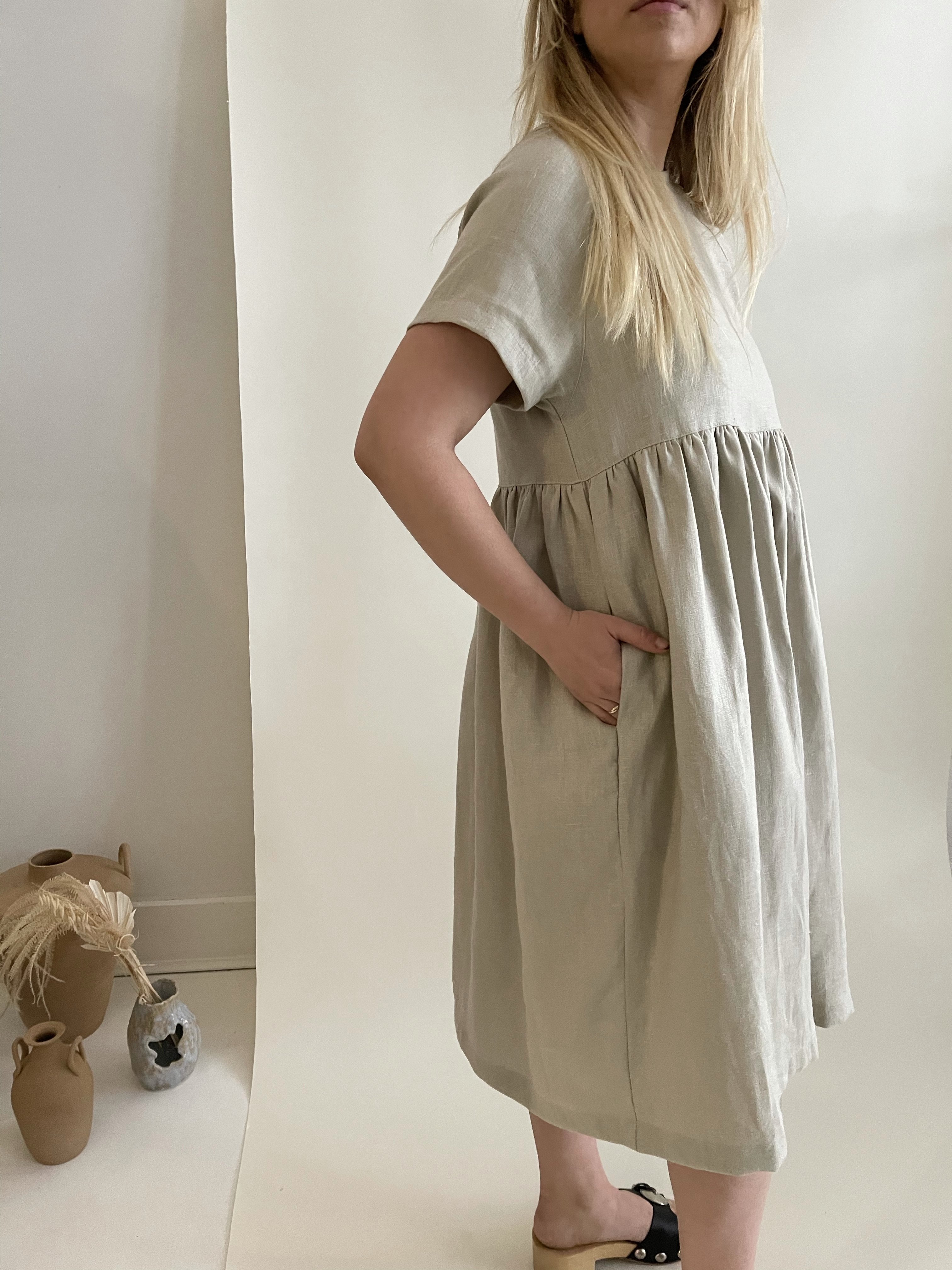 Beaton River Dress - Bone