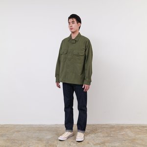 Engineered Garments Cotton Ripstop MC Shirt Jacket - Olive