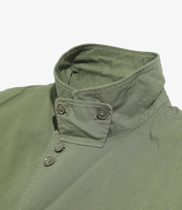 Engineered Garments Cotton Ripstop MC Shirt Jacket - Olive
