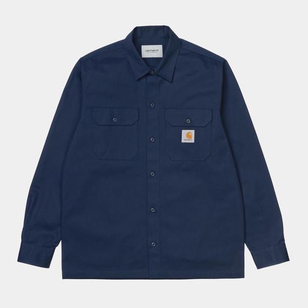 CARHARTT WIP L/S Master Shirt - Space CARHARTT WIP L/S Master Shirt - Space