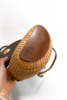 Vintage Nantucket Basket Bag with Shell - Thumbnail 5