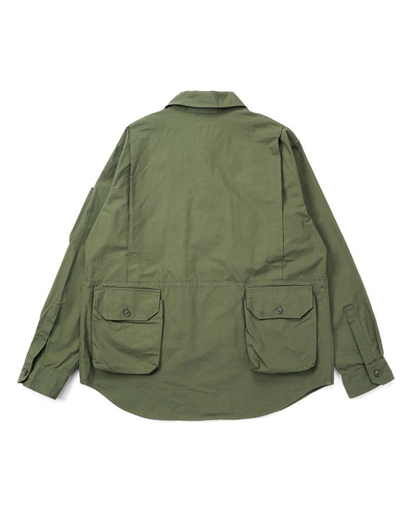 Engineered Garments cotton ripstop Explorer Shirt Jacket - Olive