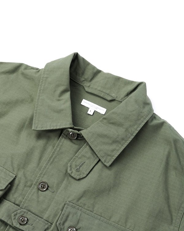 Engineered Garments cotton ripstop Explorer Shirt Jacket - Olive