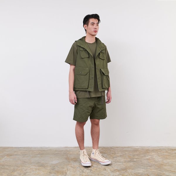 Engineered Garments Cotton Ripstop Field Vest - Olive | Garmentory
