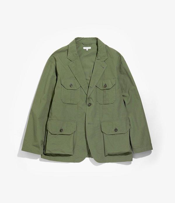 ジャケット・アウター ENGINEERED GARMENTS Folk Jacket Nylon Folk Jacket – Indigo CP Denim | Engineered Garments