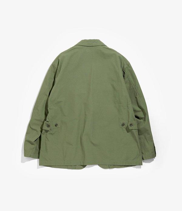 ジャケット・アウター ENGINEERED GARMENTS Folk Jacket Nylon Folk Jacket – Indigo CP Denim | Engineered Garments