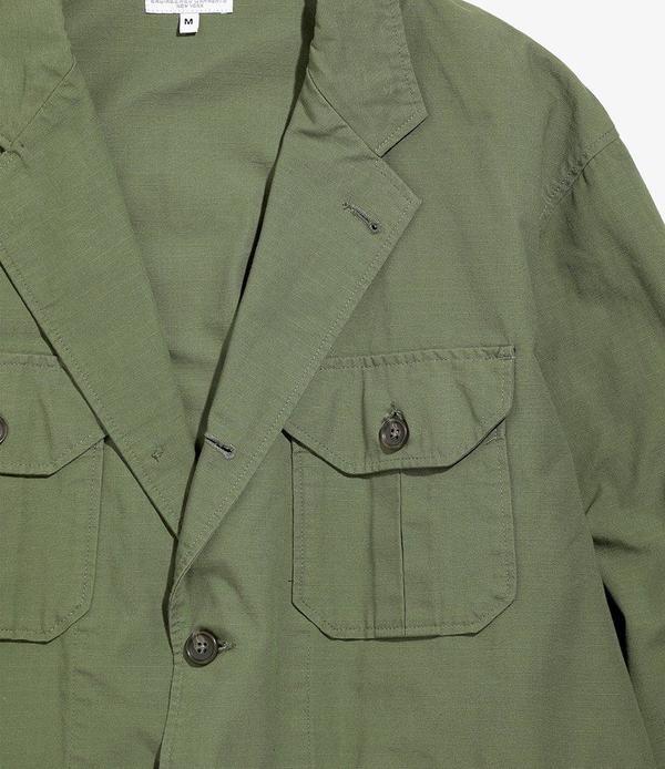 Engineered Garments Cotton Ripstop Folk Jacket - Olive