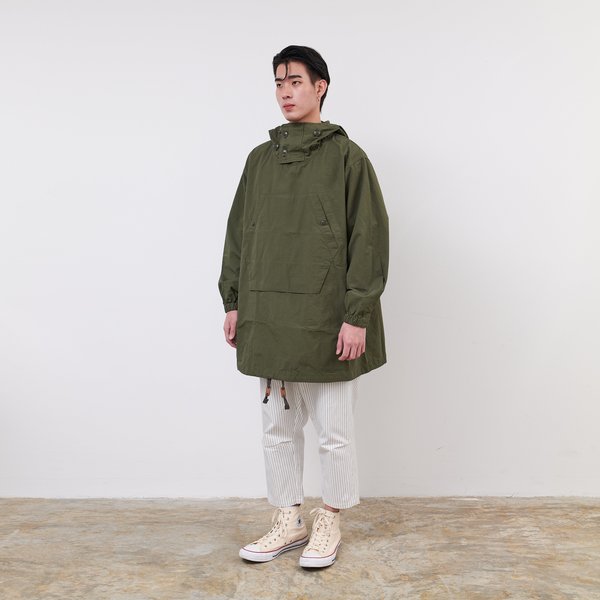 Engineered Garments Cotton Ripstop Over Parka coat - Olive