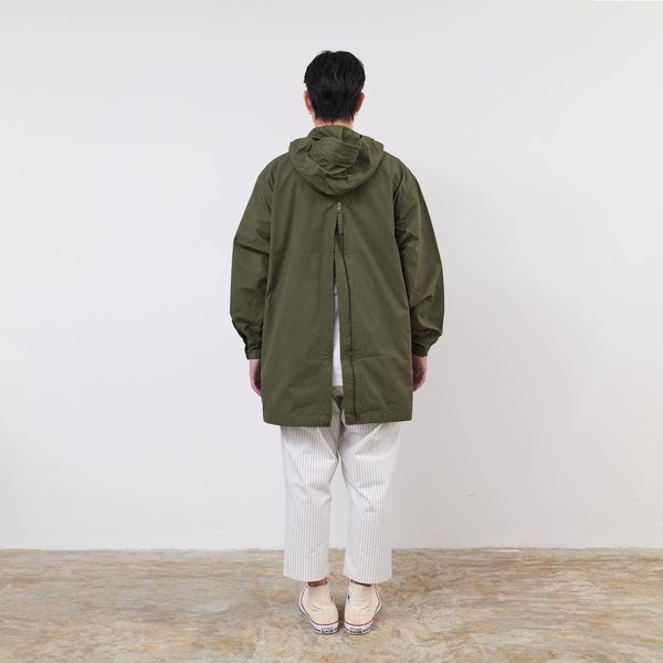 ジャケット・アウター engineered garments Over Parka 12ozDenim Engineered Garments Cotton Ripstop Over Parka coat - Olive