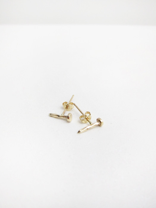 Lauren Klassen Tiny Nail Earrings, 14k gold Lauren Klassen Tiny Nail Earrings, 14k gold