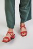 "INTENTIONALLY __________." HILLTOP sandals - Cherry - Thumbnail 1