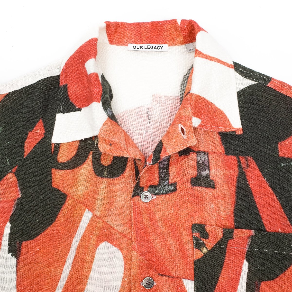 Our Legacy Sleeveless Box Shirt - Biker Print | Garmentory