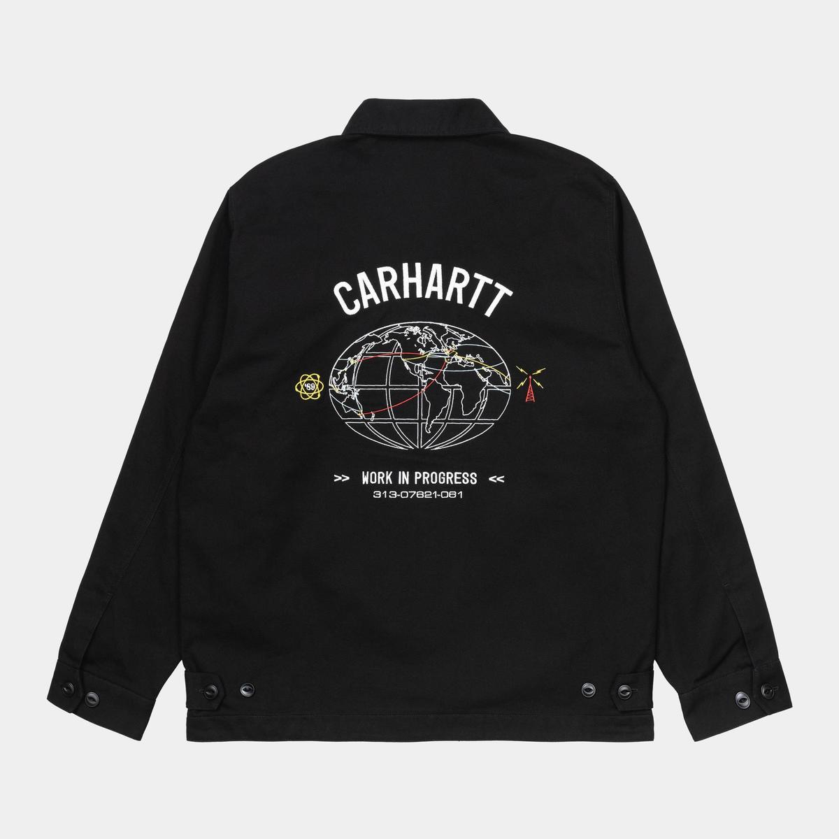 CARHARTT WIP Cartograph Jacket - Black | Garmentory