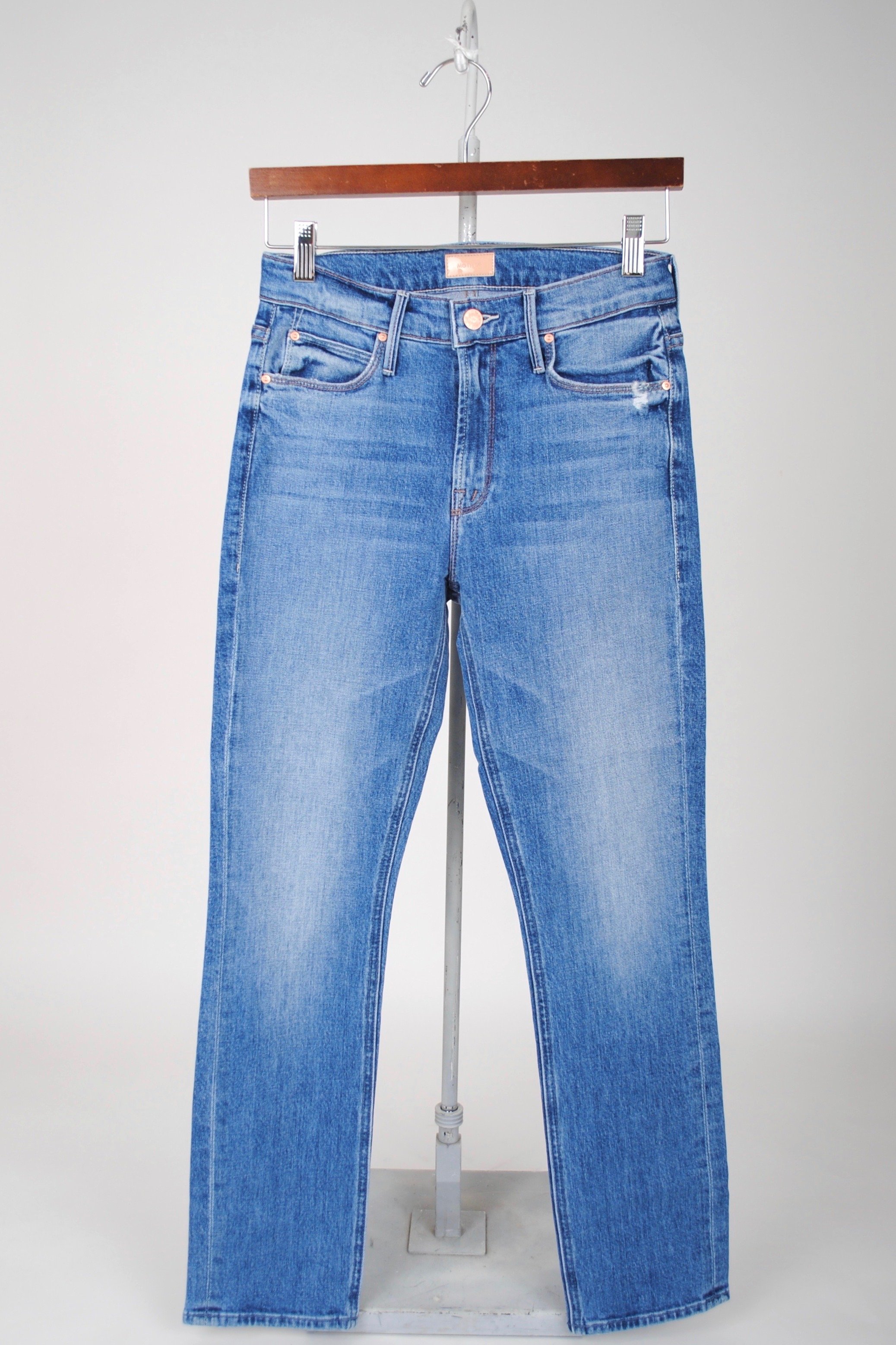 Mother Denim Mid Rise Dazzler Ankle 