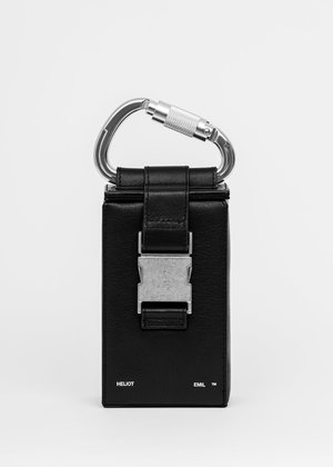 バッグ HELIOT EMIL Leather Carabiner PhoneSling Heliot Emil Carabiner Phone Sling bag - black | Garmentory
