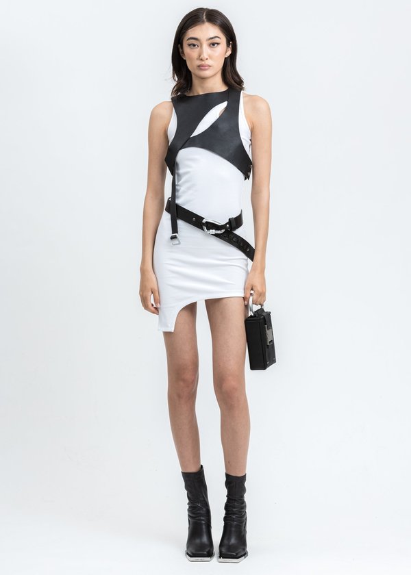 HELIOT EMIL ホワイト Estuarine ミニワンピース Heliot Emil Jersey Dress - White | Garmentory