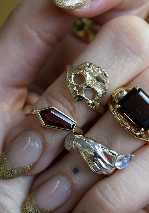 Margaret Cross Petite Dust to Dust Ring - Gold Margaret Cross Petite Dust to Dust Ring - Gold