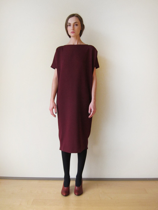 KAAREM Triangle Midi Dolman Open Back Dress KAAREM Triangle Midi Dolman Open Back Dress
