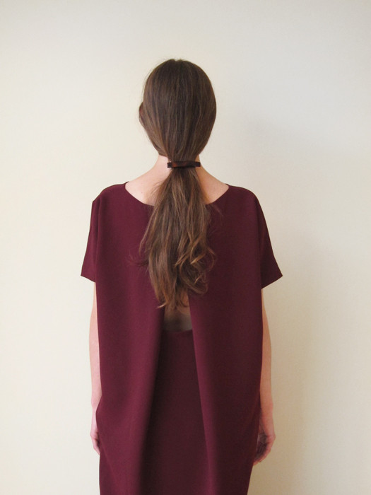 KAAREM Triangle Midi Dolman Open Back Dress KAAREM Triangle Midi Dolman Open Back Dress