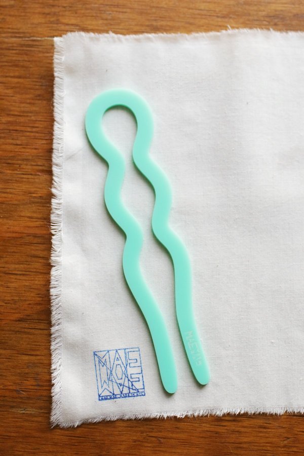 Mae Mae 6" Hair Pin - Turquoise
