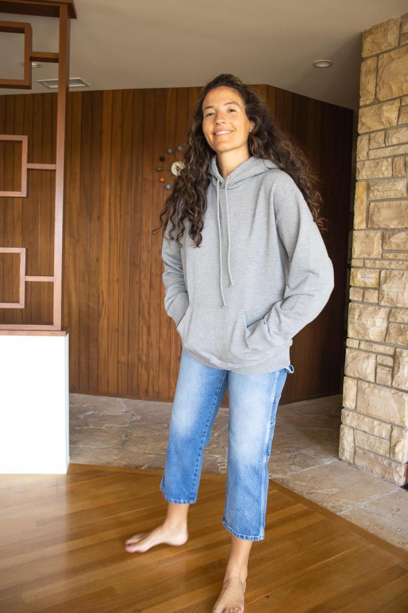 MM6 Maison Margiela Felpa Hoodie - Grey Melange | Garmentory