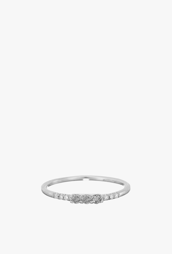 Jennie Kwon Designs 3 Champagne Diamond Equilibrium Ring - 14K Yellow Gold