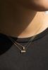 Jennie Kwon Designs 3 Diamond Necklace - 14K Yellow/White/Rose Gold - Thumbnail 4