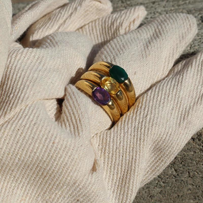 Bobbie Carr Brigitte Ring - Amethyst