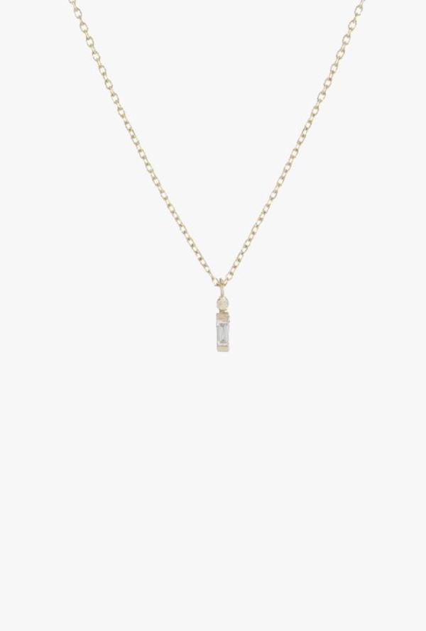 Jennie Kwon Designs Baguette Dot Necklace