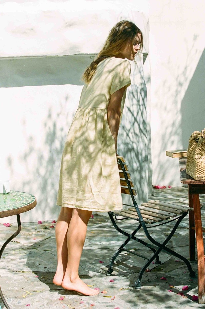uo charlotte linen dress Charlotte Linen Dress