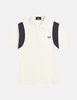 Fred Perry Reissues Contrast Rib Polo Shirt - Ecru - Thumbnail 1