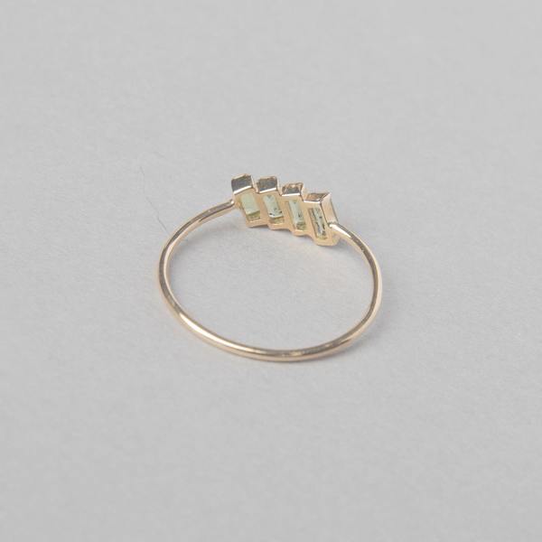Bobbie Carr Peridot Baguette Ring