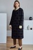 Maison De Ines Polka Dot Padded Coat - black - Thumbnail 1