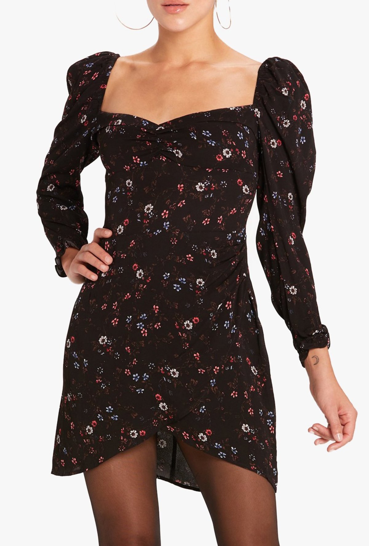 Azalea Quinn Sweetheart L/S Mini Dress - multi | Garmentory