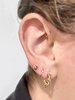 Lizzie Mandler Round Diamond Seamless Huggie earrings  - Thumbnail 1