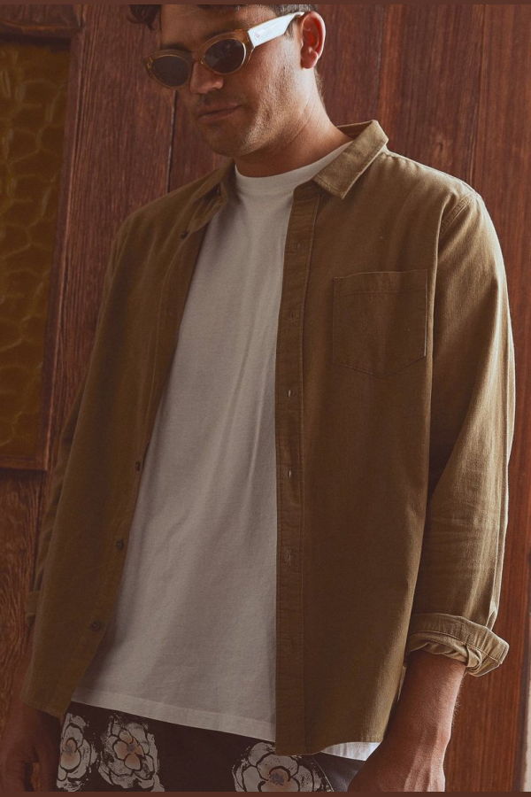 Banks Journal Roy L/S Shirt - Bronze