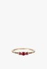 Jennie Kwon Designs Ruby Trio Equilibrium Ring - Thumbnail 1