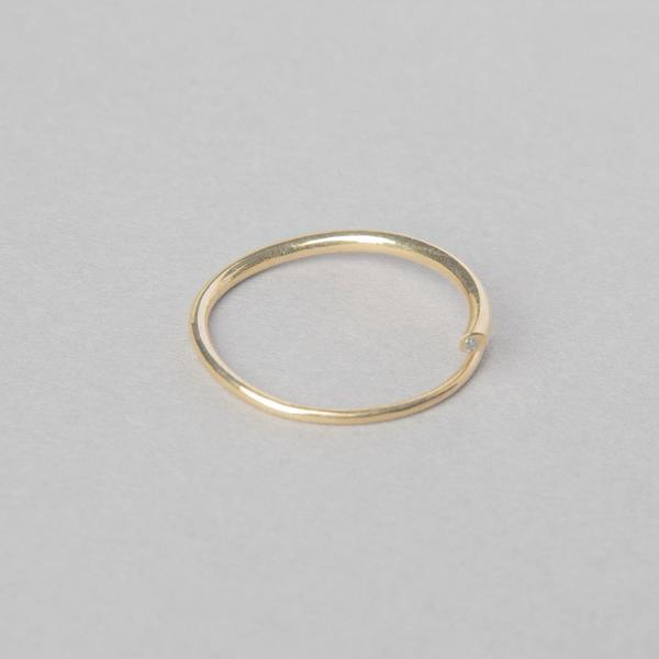 Bobbie Carr Split Horn Ring with Diamond