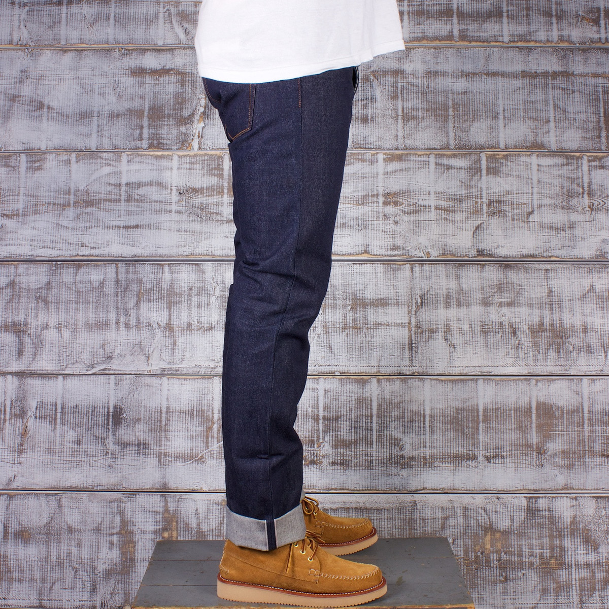 Railcar Fine Goods Spikes X001 - 13.5oz Slim Straight Jean-Cone Mills "Classic" Indigo - Image 2 of 7