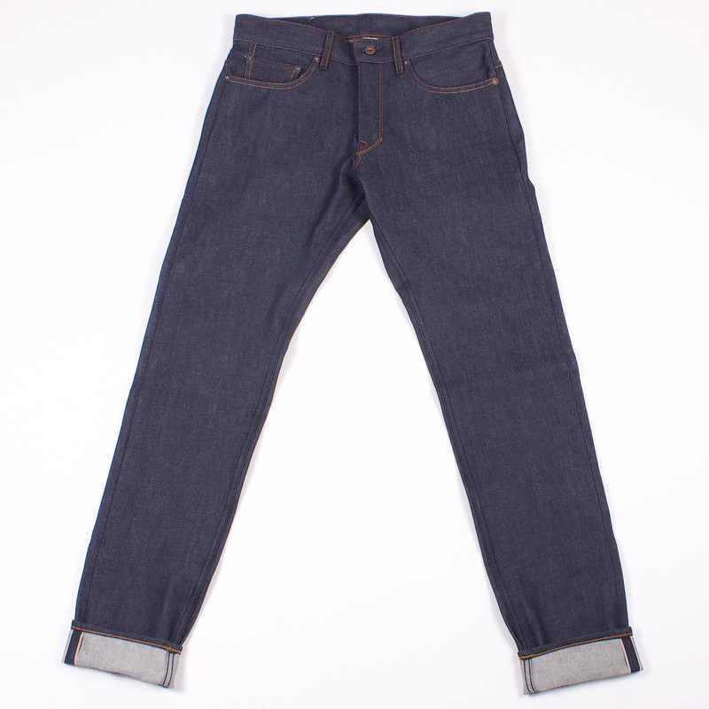 Railcar Fine Goods Spikes X001 - 13.5oz Slim Straight Jean-Cone Mills "Classic" Indigo