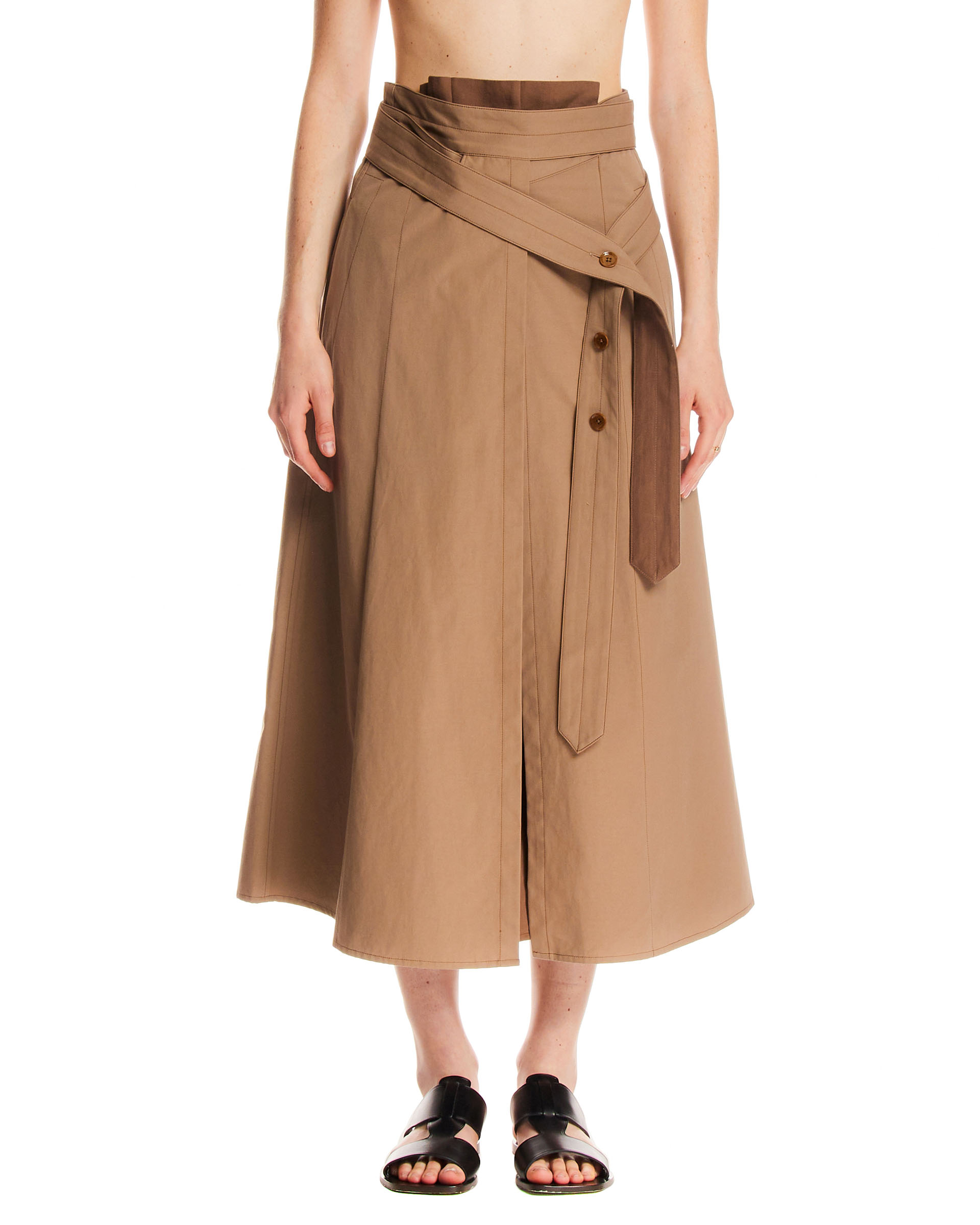 Lemaire Long Skirt with Belt | Garmentory