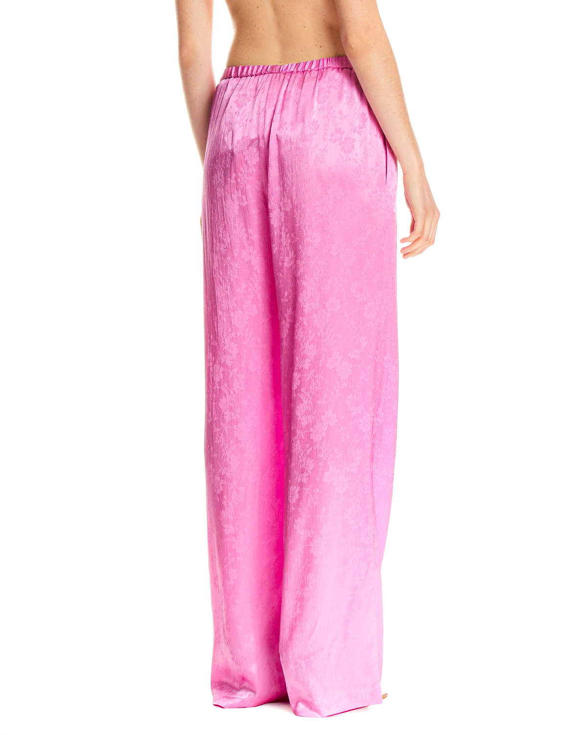 パンツ MSGM Woman Pants Pink MDP04237318 12 MSGM---Pink-Silk-Pants-