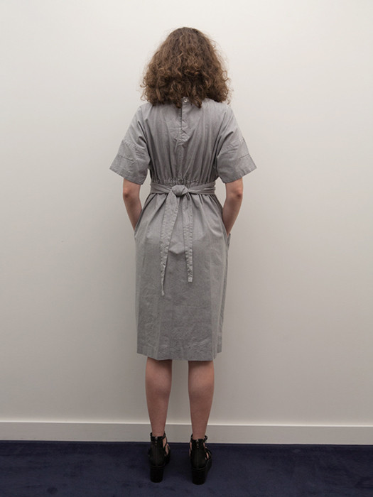 Cosmic Wonder Wrapped Dress in Heather Grey Cosmic Wonder Wrapped Dress in Heather Grey