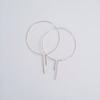 Nepheliad Dreamcatcher Open Hoop Earrings - Thumbnail 4