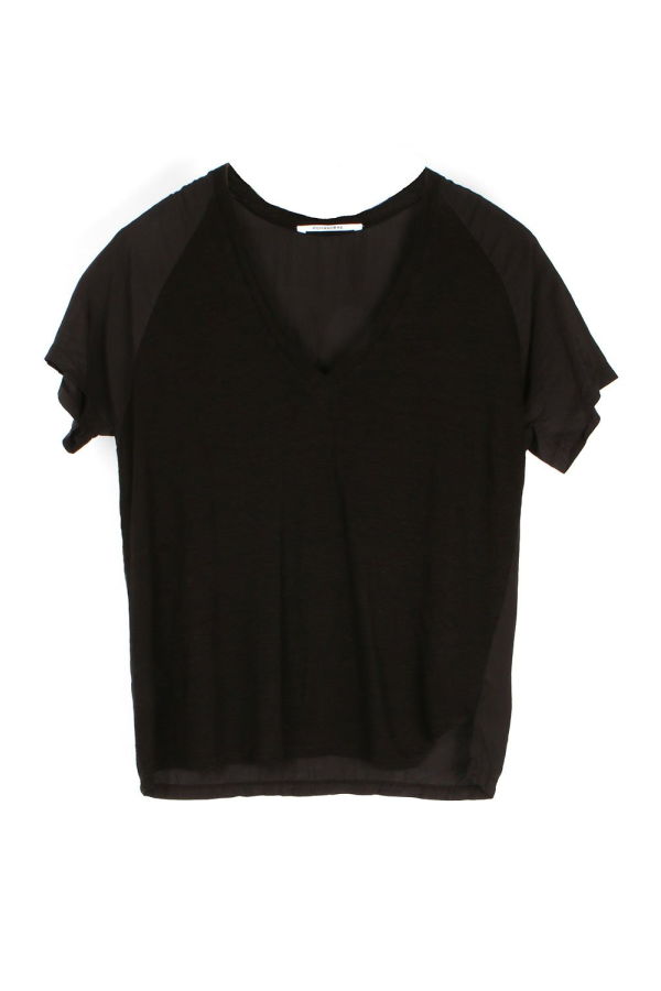 Pomandere Silk Combo V-Neck